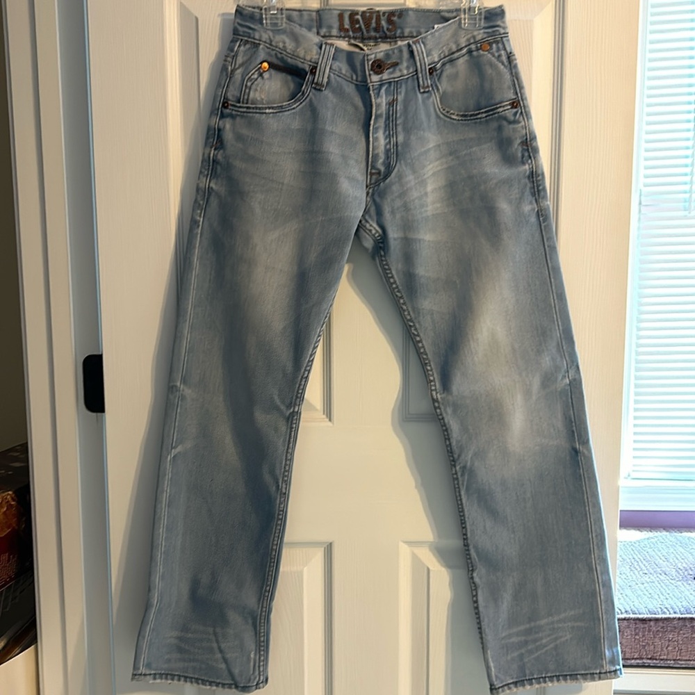 Levi’s men’s jean, size 30/30 slim straight, light blue